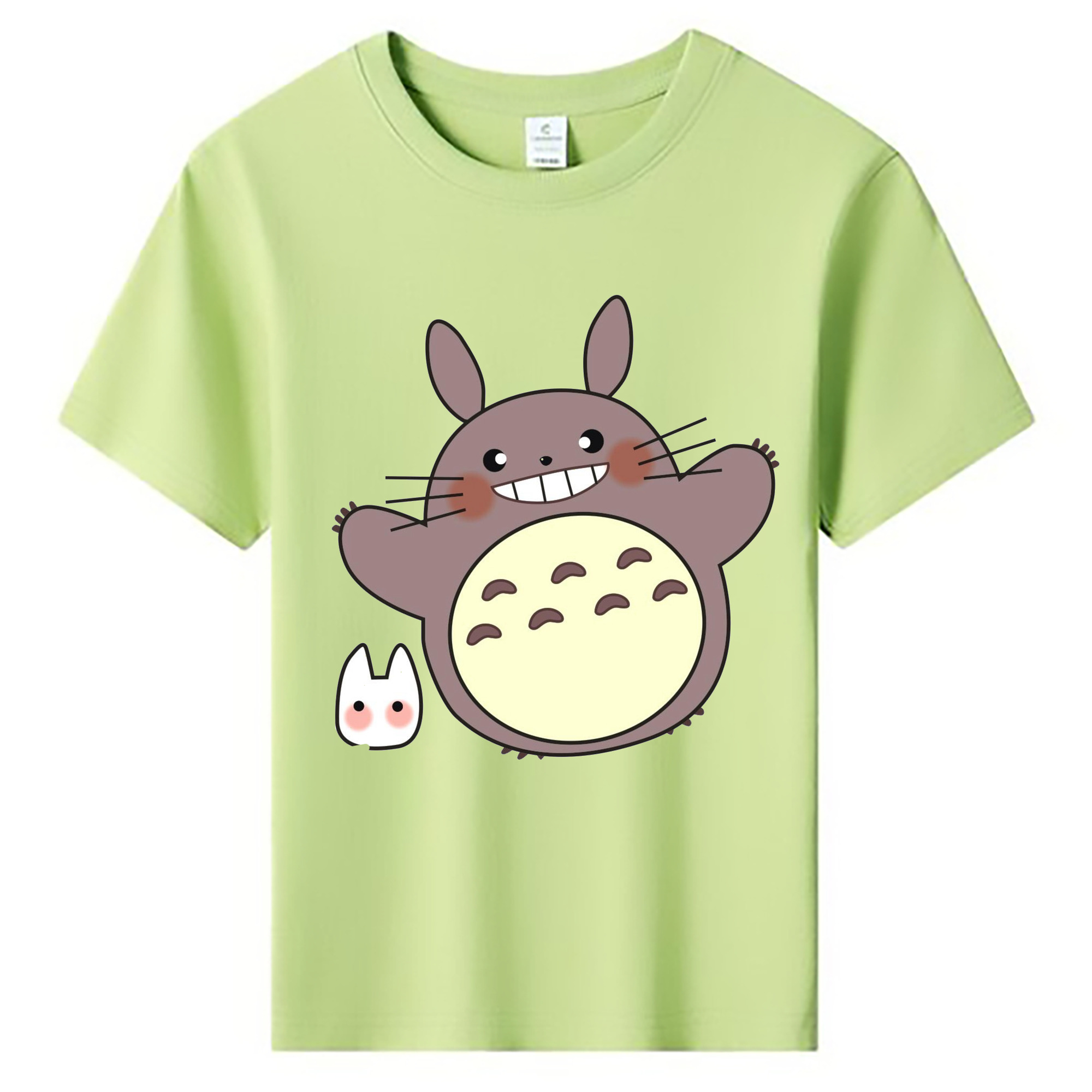 （画像用） となりのトトロ 草壁メイ 草壁サツキ My Neighbor Totoro Satsuki Kusakabe Mei Kusakabe 綿100％キッズTシャツ（フロントプリント）